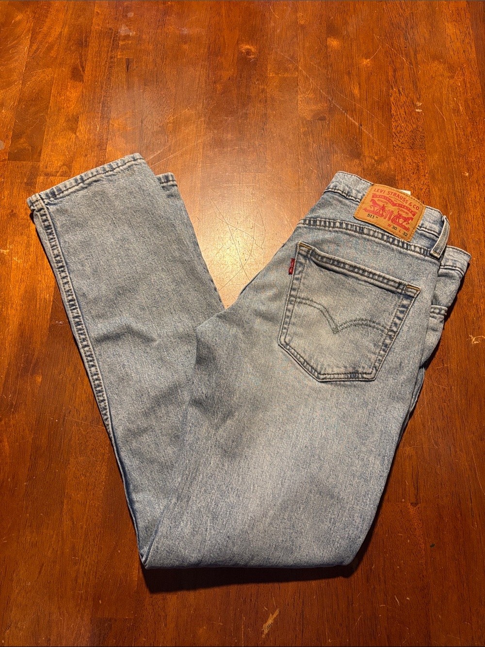Levi's Light Wash Men's Straight Jeans